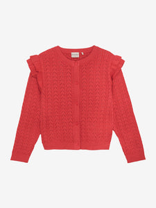 Cardigan rouge