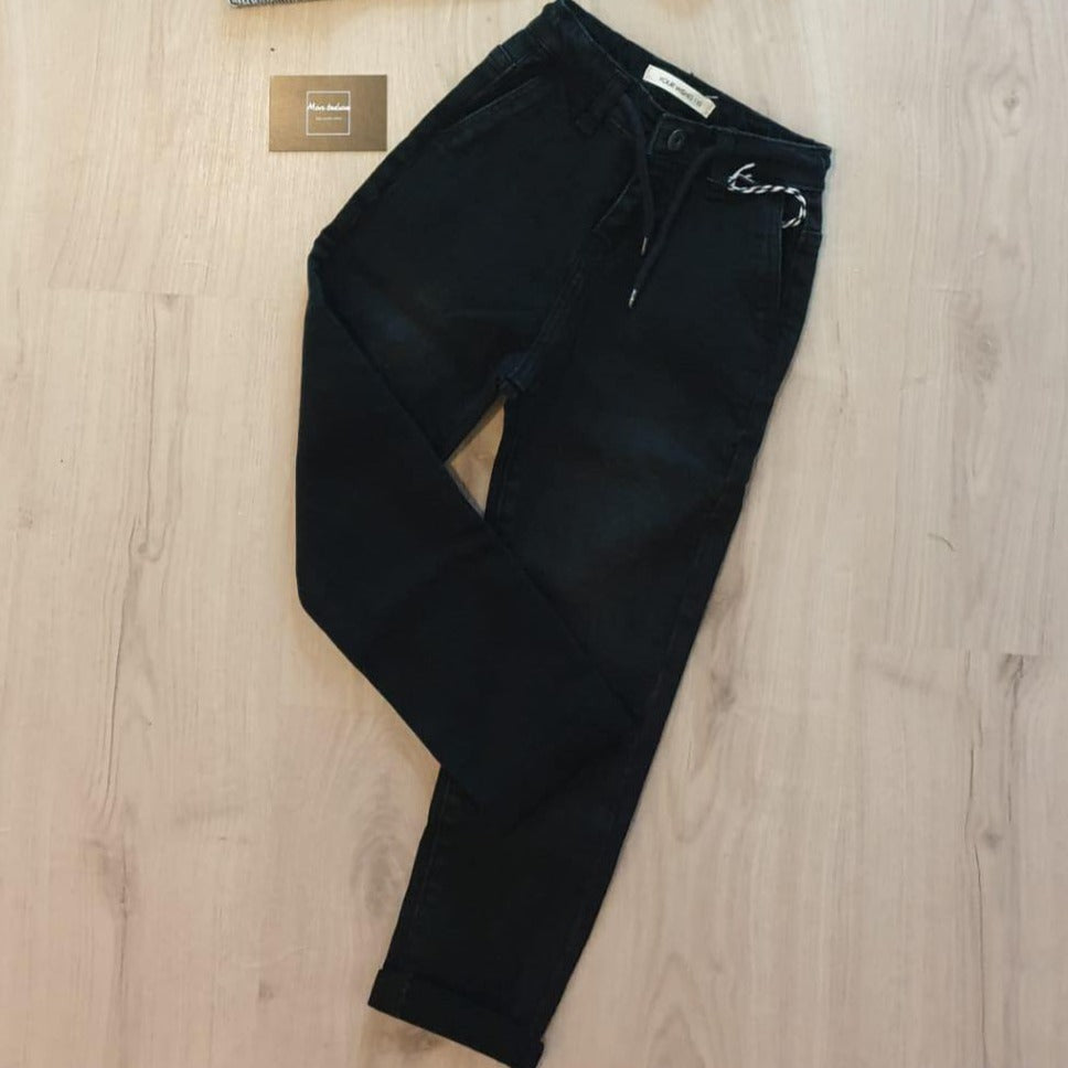 pantalon denim noir